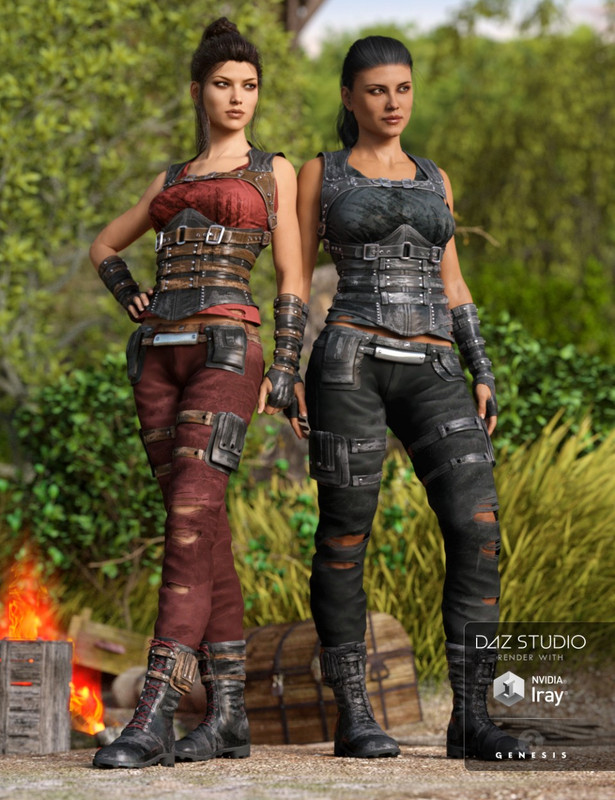 Relentless Mercenary Outfit Textures