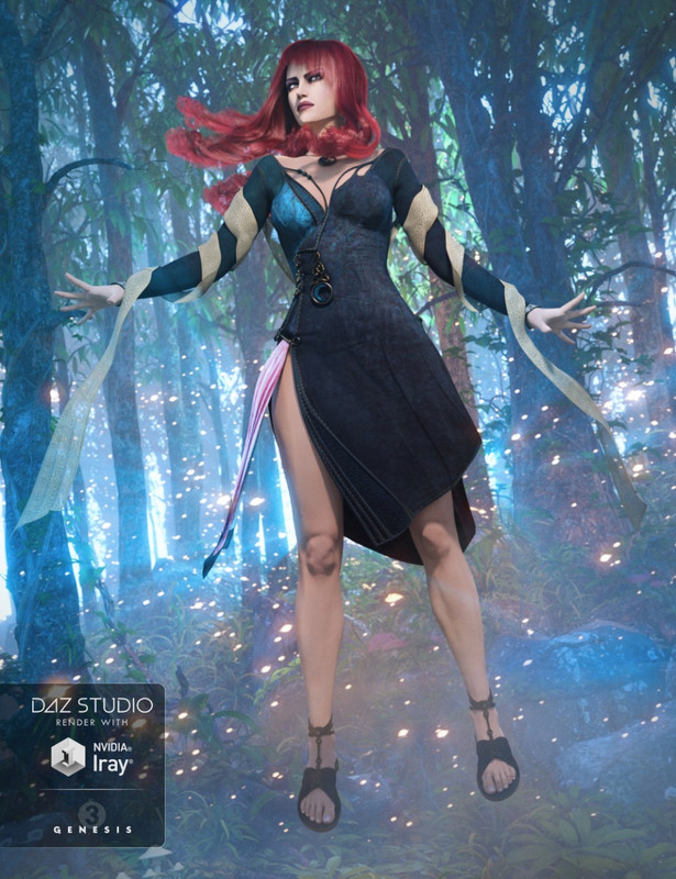 Morrigan Outfit for Genesis 3 Female(s)