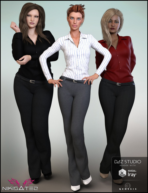 9 To 5 Outfit for Genesis 3 Female(s)