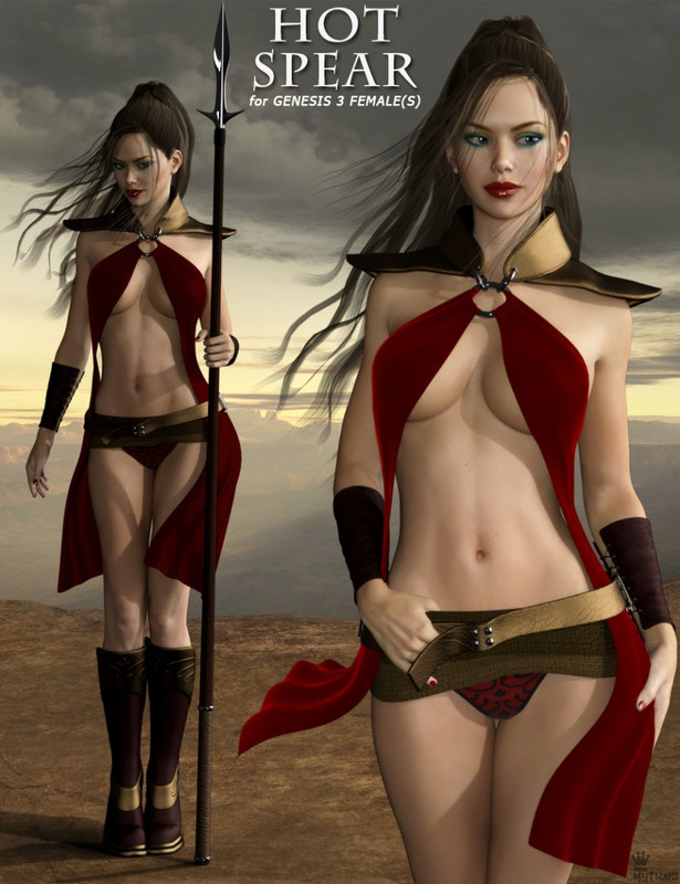 Hot Spear Outfit for Genesis 3 Female(s)