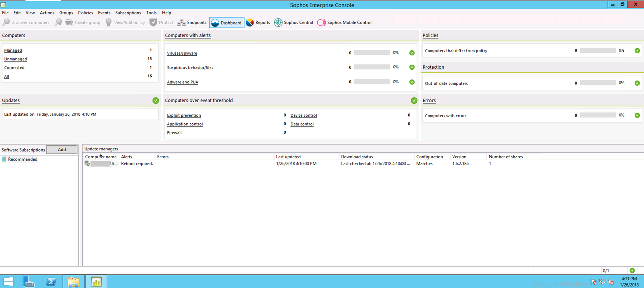 Sophos Update Error - Troubleshooting with Palo Alto Firewall