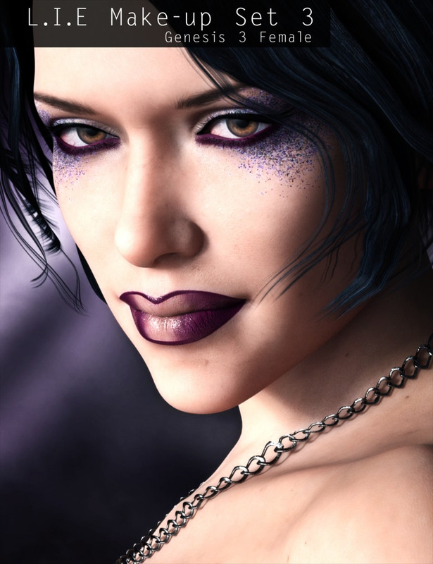 L.I.E Make-up Set 3 for Genesis 3 Female(s)