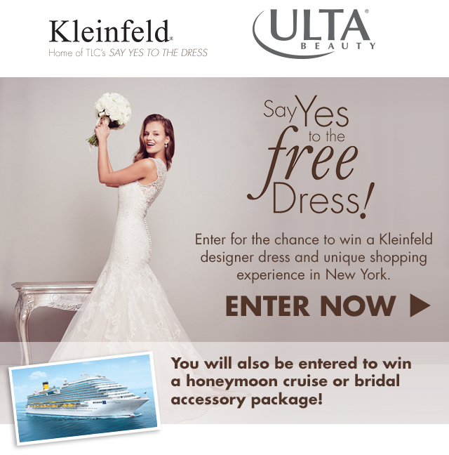 Enter the chance to Say Yes To The Dress with Macadamia Professional and Kleinfeld