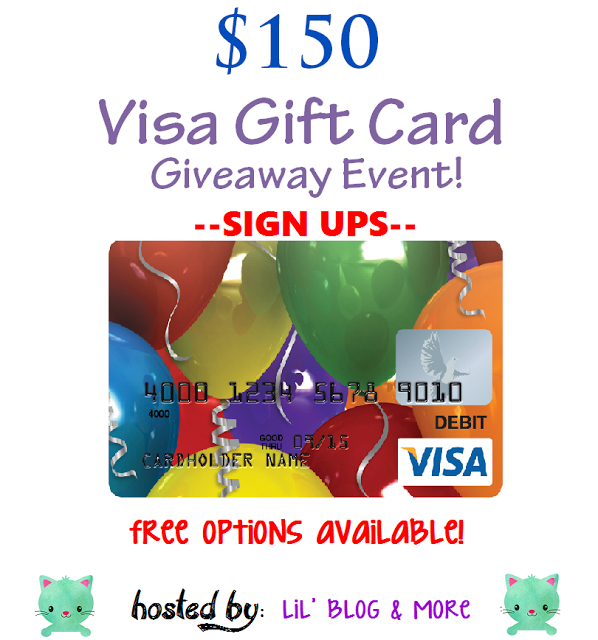 Visa Giveaway Event Blogger Opp