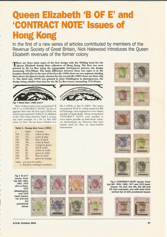Hong Kong QEII Stamp Duty  Contract Note  The Stamp Forum (TSF)