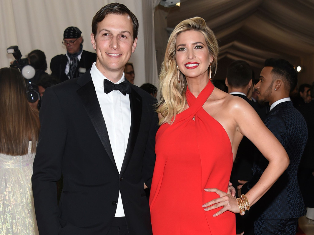 Ivanka Trump with her husband Jared Kushner