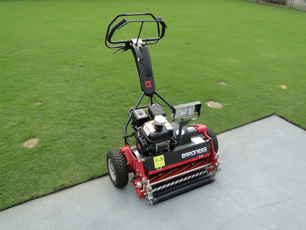 Baroness discount cylinder mower