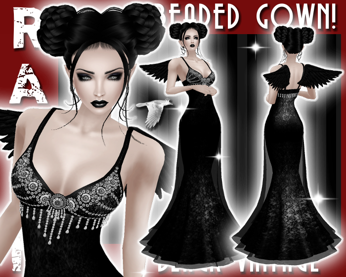 BLACK_ornate_Gown_png