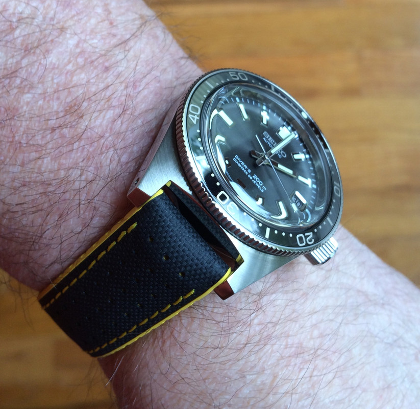 Yes you can put a 20mm strap on a 19mm lug width watch and a 22mm