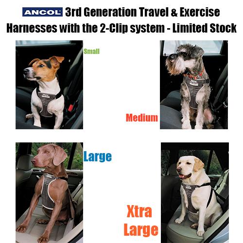 ancol dog harness size guide