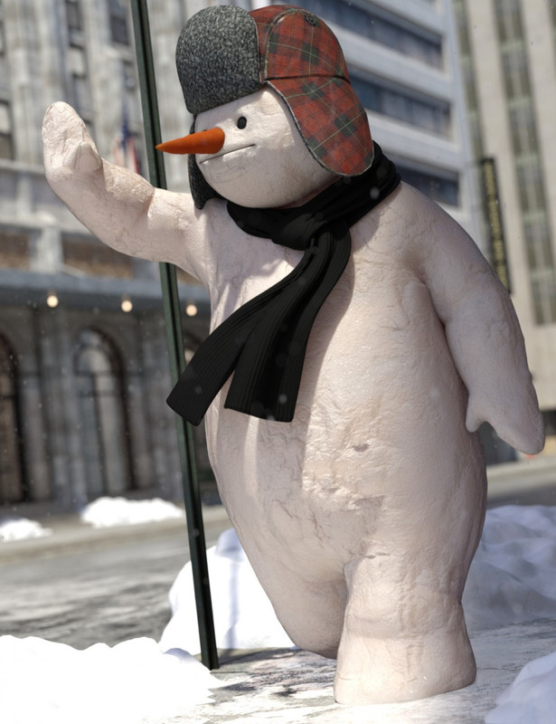 Snowman HD for Genesis 8 Male