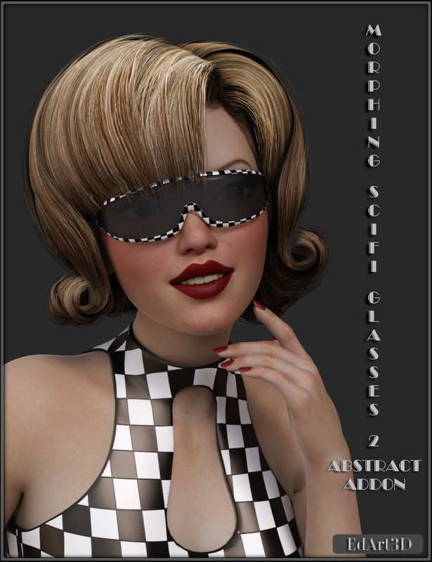 Morphing SciFi Glasses 2 Abstract AddOn