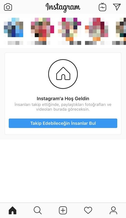 instagrama hoş geldin hatası