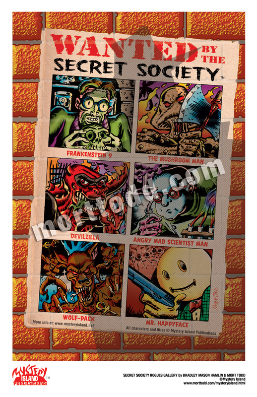 SECRET SOCIETY ROGUES GALLERY by MORT TODD