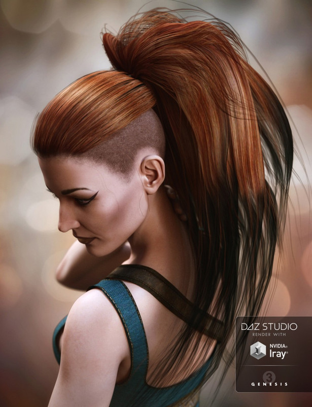 Nydo Hair for Genesis 3 Female(s)