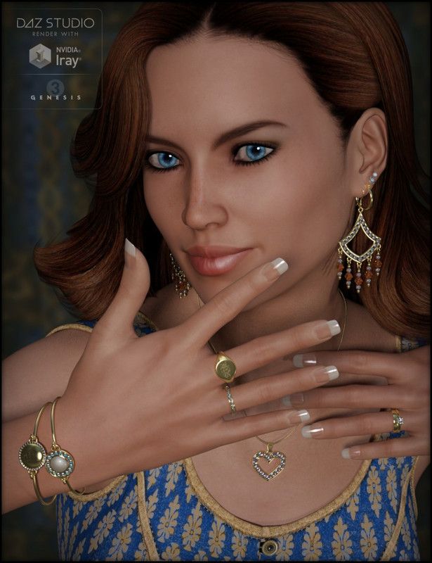 Jewelry Basics for Genesis 3 Female(s)