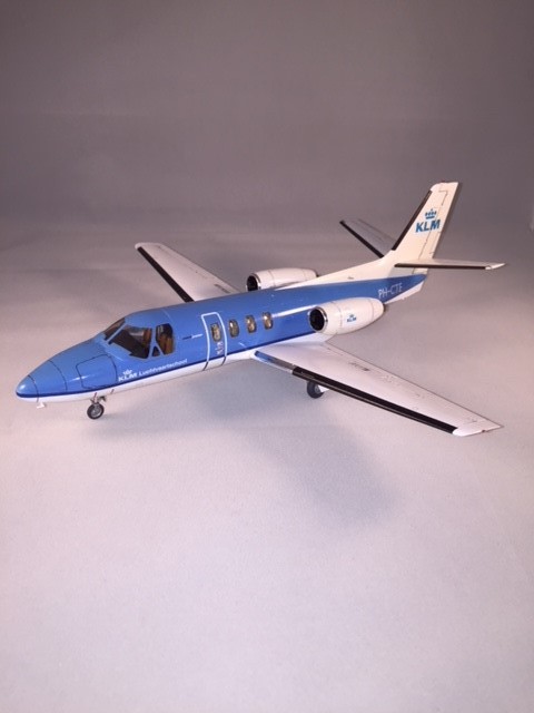1/48 Cessna Citation 500 KLM - FineScale Modeler - Essential magazine for  scale model builders, model kit reviews, how-to scale modeling, and scale  modeling products