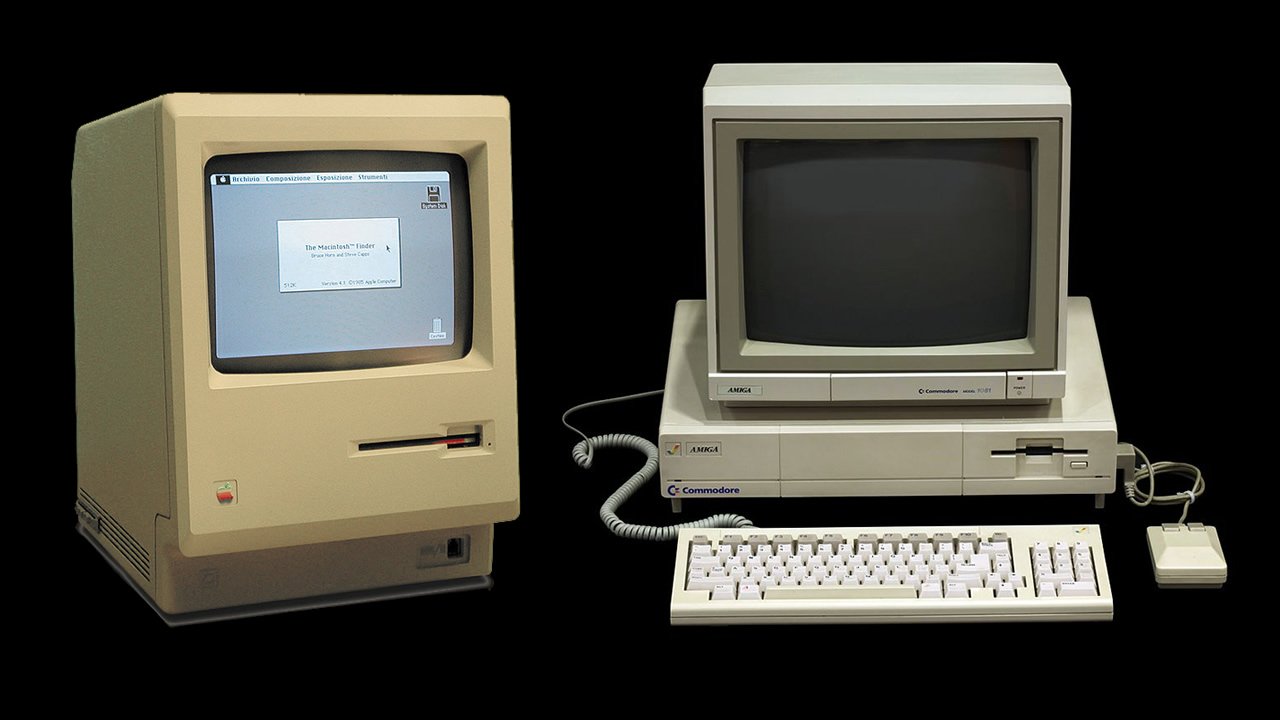 Apple Macintosh e Commodore Amiga 1000