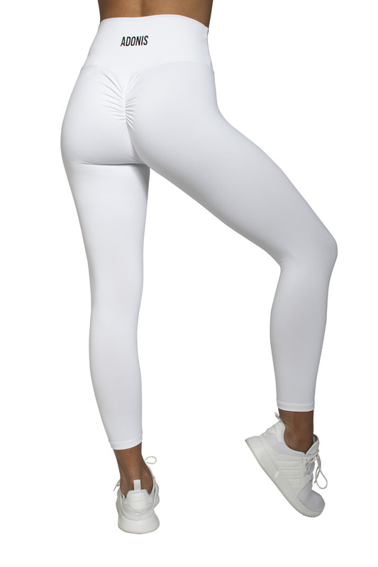 white gym tights