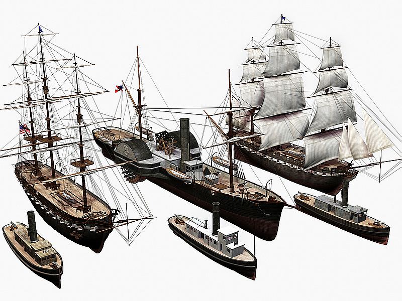 RO44902 Ships Of The US Civil War