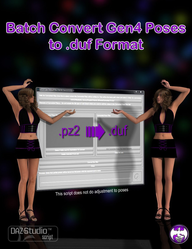 Batch Convert Gen4 Poses to .DUF Format