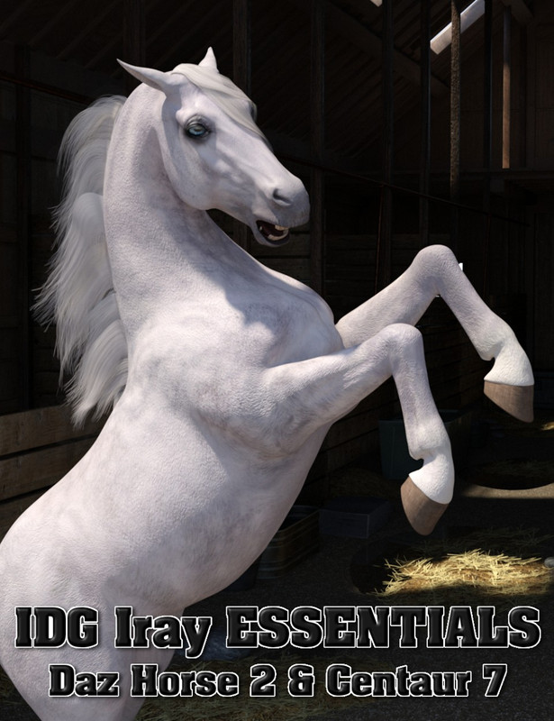 IDG Iray Essentials – Daz Horse 2 and Centaur 7