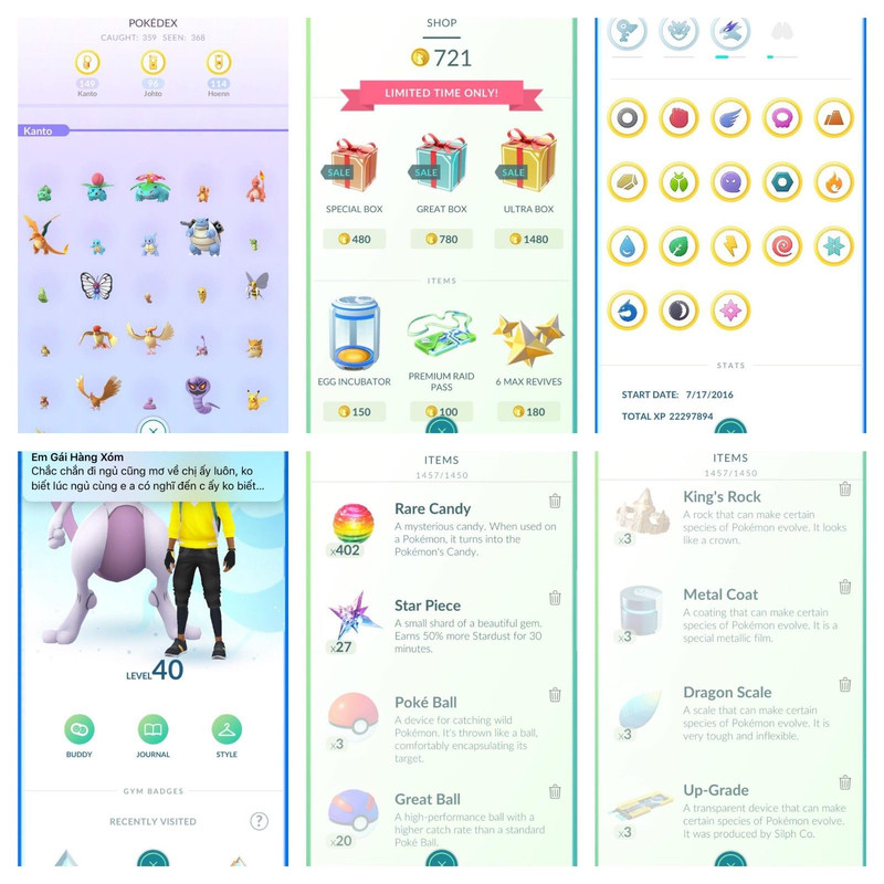 Sold POKEMON GO ACCOUNT LEVEL 40ALL LEGENDARYMEWTWO MAX 100 CP 1.