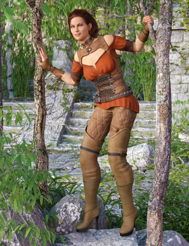 Woodland Rogue Outfit for Genesis 8 Female(s)