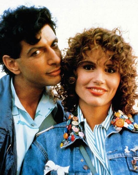 Geena and Jeff Goldblum