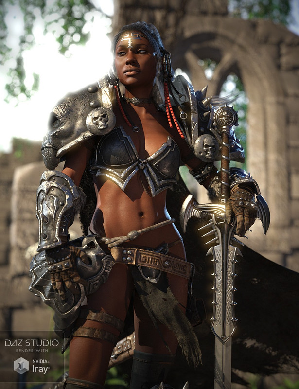 Kadis – Ancient Legendary Armor, Weapons and Poses for Genesis 3 Female(s)