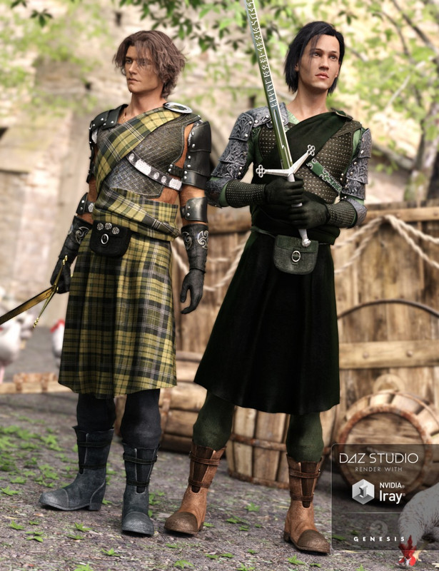 Highlander Outfit Textures