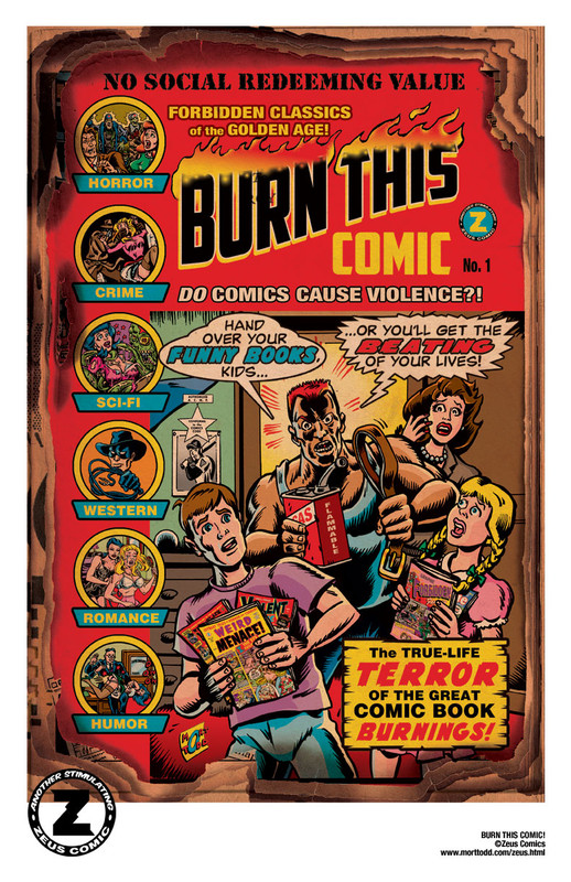 BURN THIS COMIC! by MORT TODD