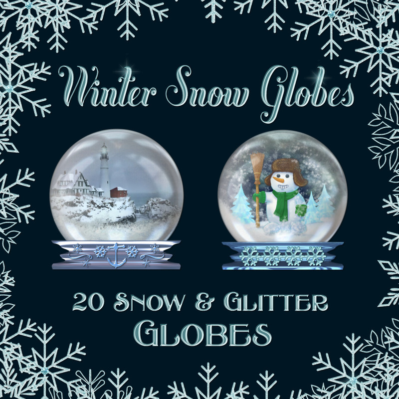 Winter Snow Globes Collection