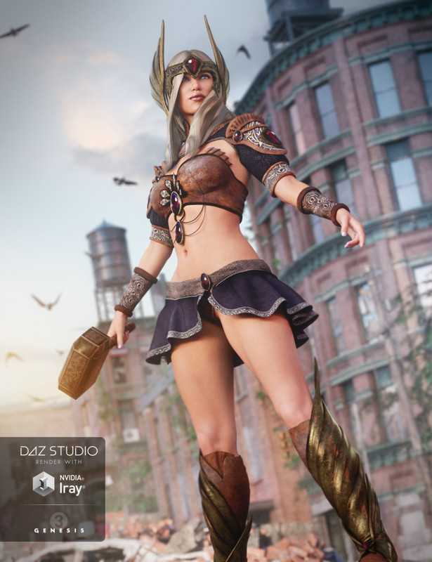 Tears of the Gods Outfit for Genesis 3 Female(s)