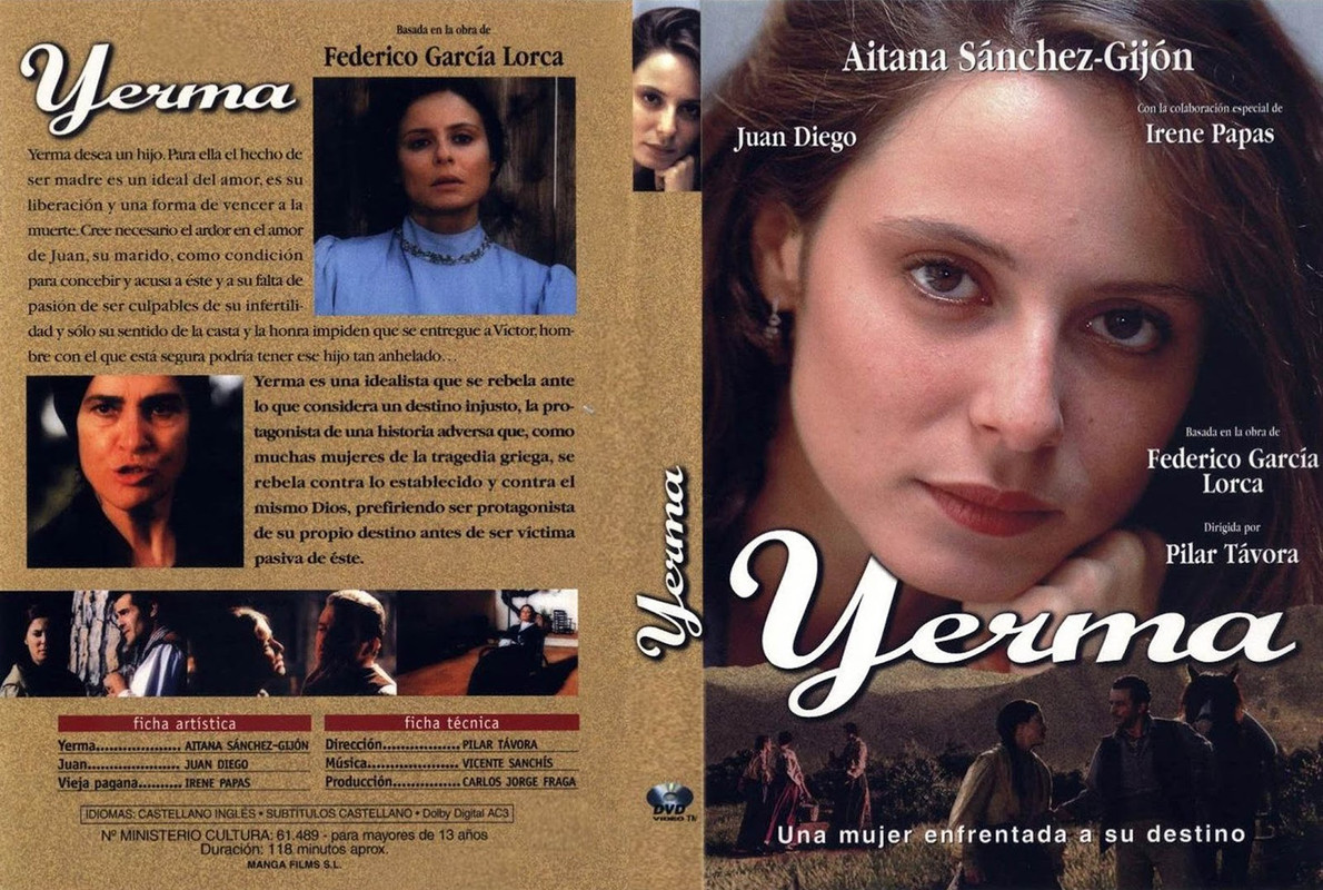 Yerma  Caratula - Yerma (Pilar Távora, 1998) [DVDR] [DRAMA]