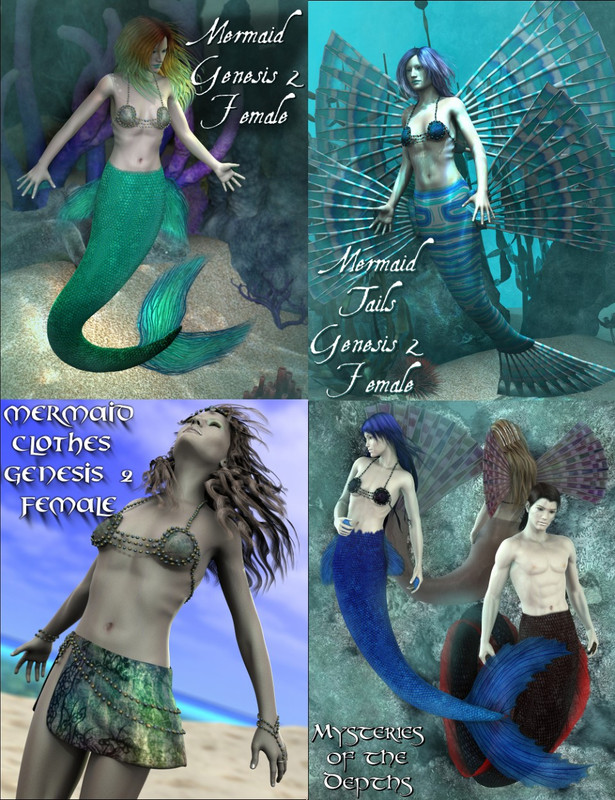 Mermaid Genesis 2 Female(s) Mega Bundle