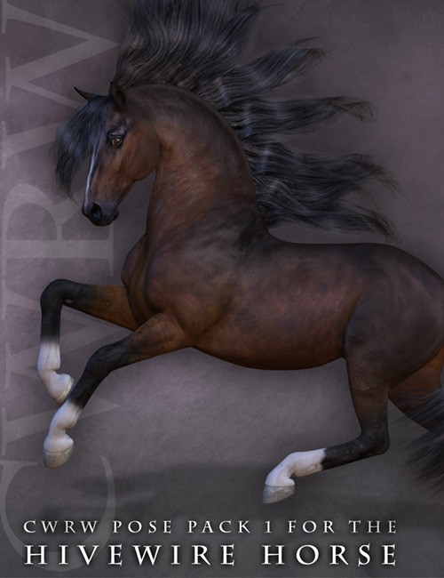 CWRW Pose Pack 1 for the HiveWire Horse