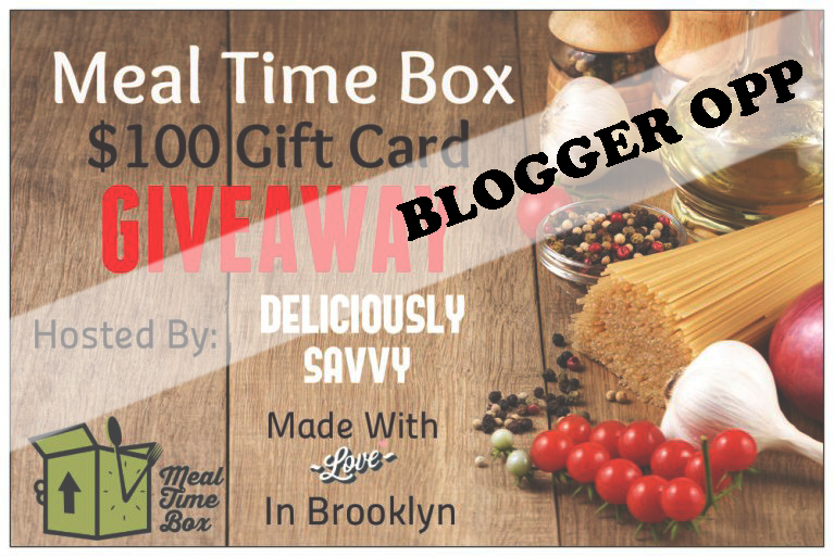 Meal Time Box Giveaway Event Blogger Opp