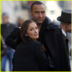 Derek Jeter and Kelly in Paris