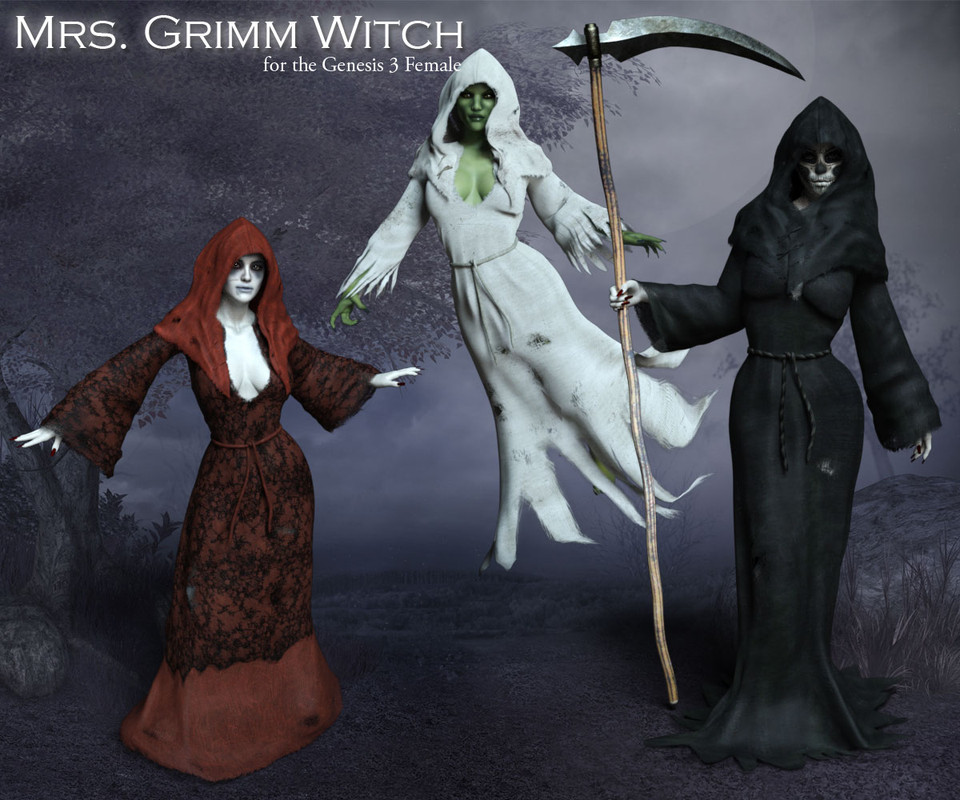 Mrs. Grimm Witch for G3F