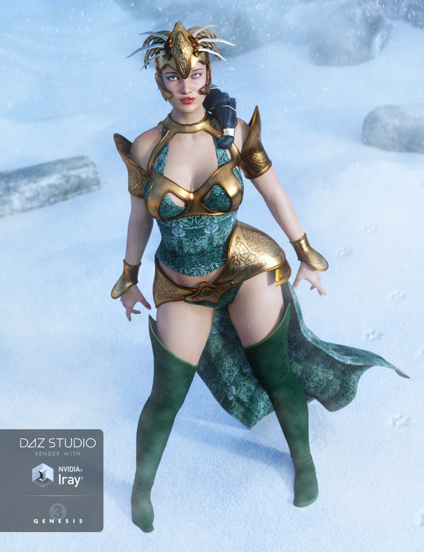 Valkyrie Outfit for Genesis 3 Female(s)
