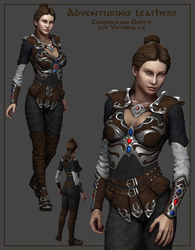 Adventuring Leathers for V4