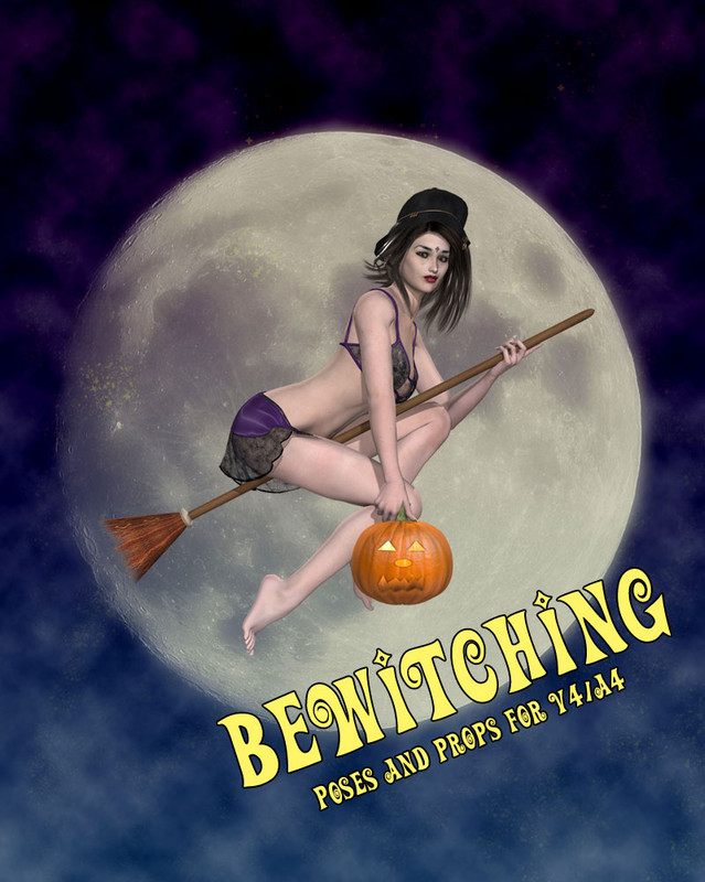 Bewitching Pinup Poses and Props