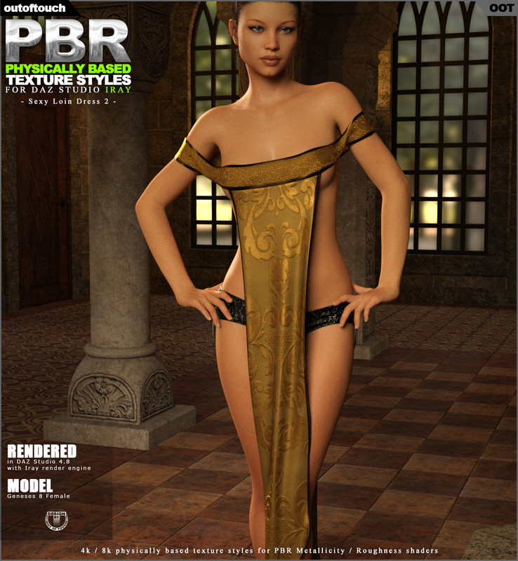 OOT PBR Texture Styles for Sexy Loin Dress 2