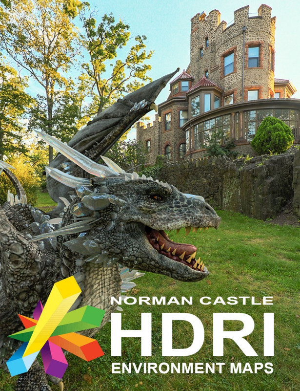 MEC4D HDRI Norman Castle – Megapack