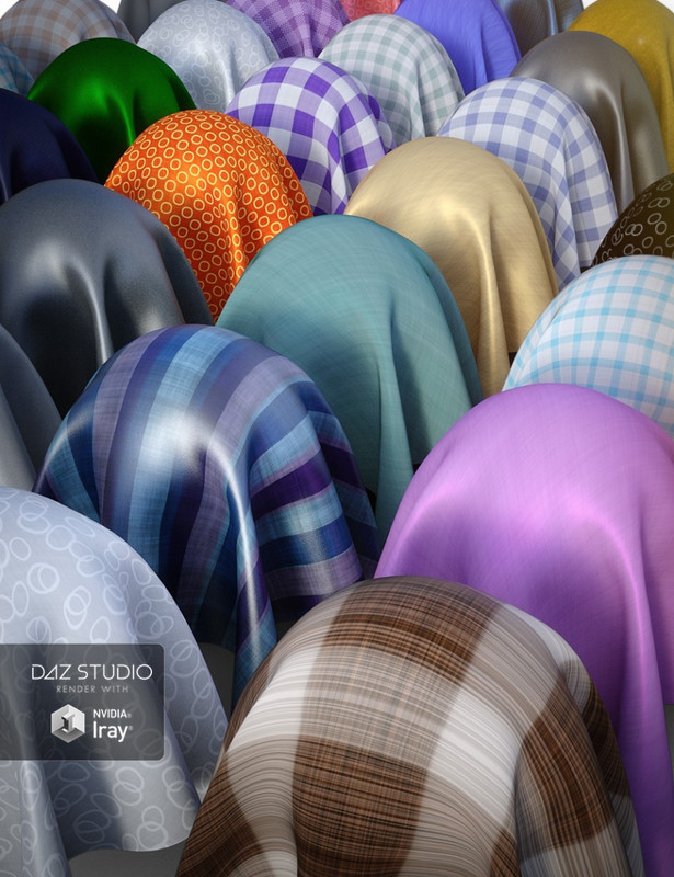 More Simple Fabric Iray Shaders