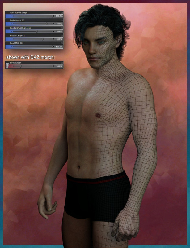 Genesis 3 Male Face & Body Morph Resource Kit