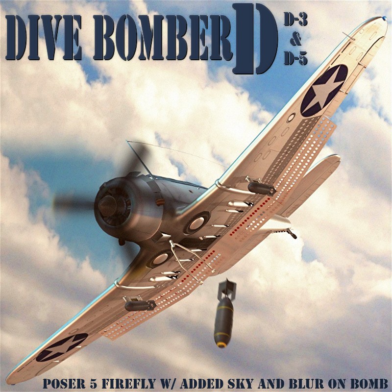 RO66373 Dive Bomber D Douglass SBD Dauntless